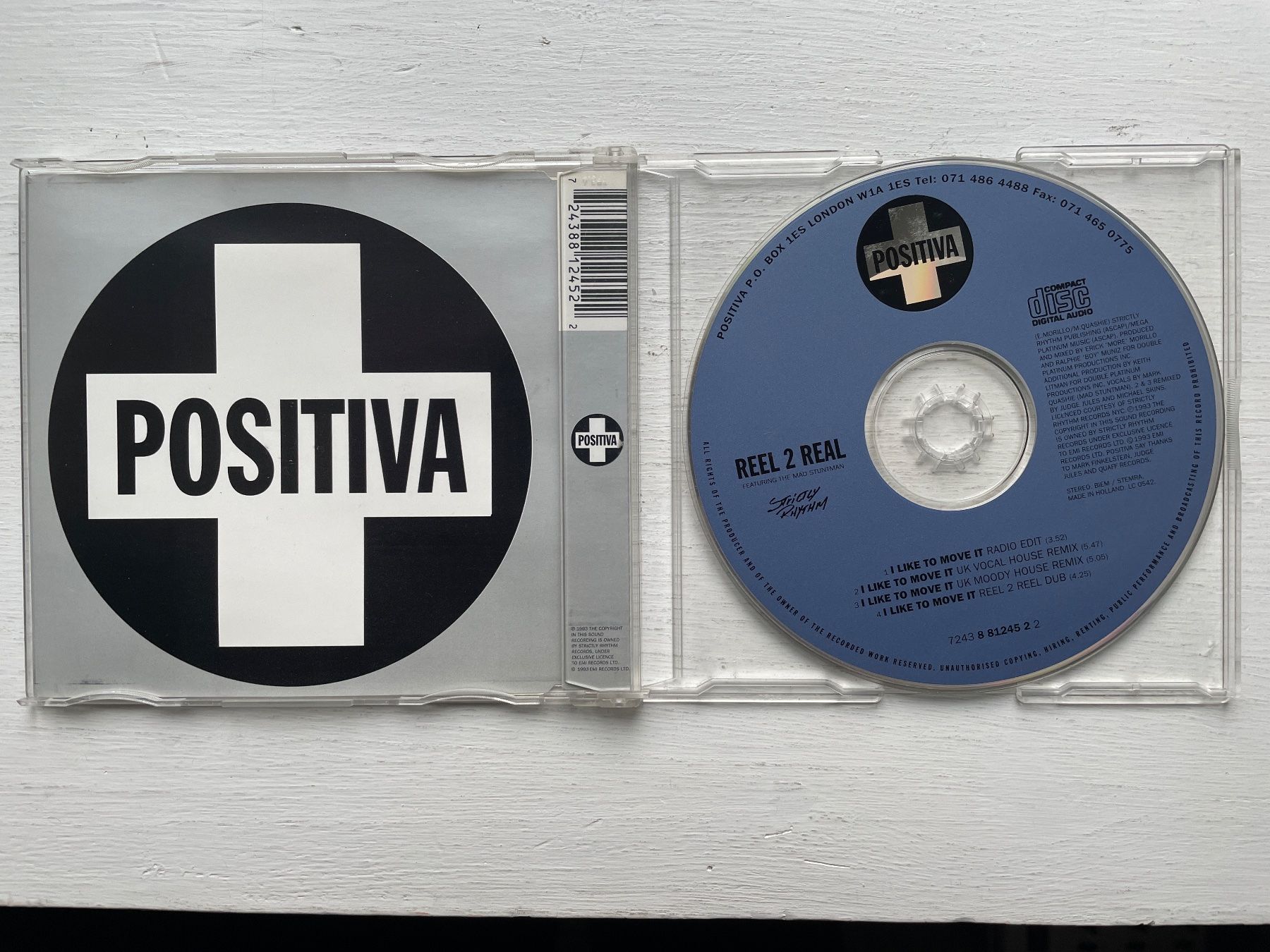 CD: Reel 2 Real - I Like To Move It - MCD, 1993 – Usato da Zürich venduto da Andy_t71 1