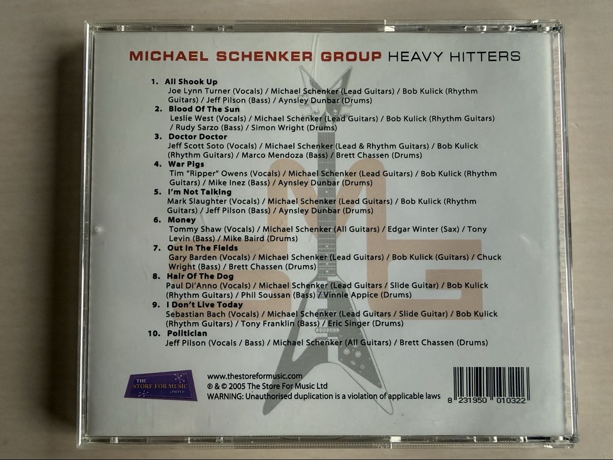 CDs: Michael Schenker Group Heavy Hitters CD  – D'occasion à Oberried Brienz par Chyara 1