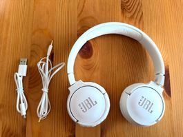 Kopfhörer Over-Ear JBL Tune 600BTNC Bluetooth - Weiss ACN