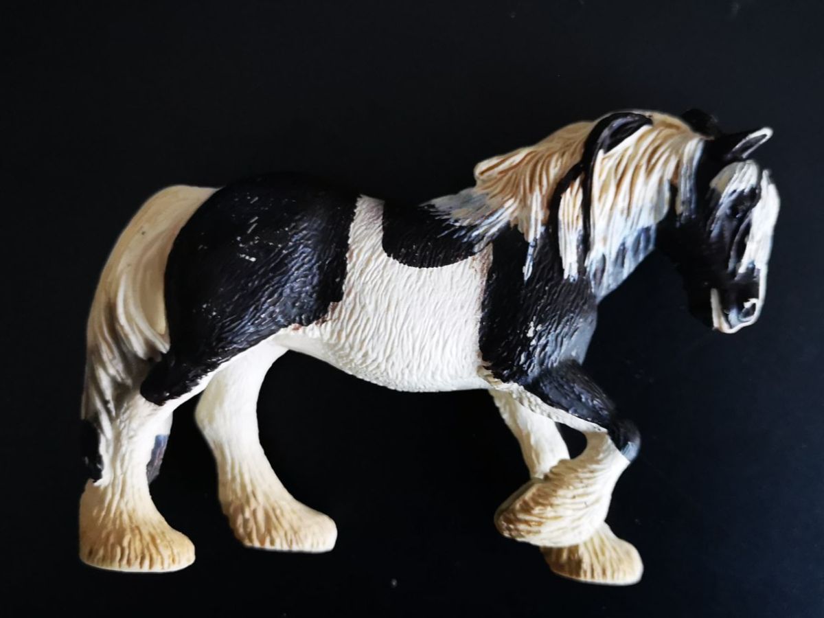 Schleich Giocattoli: Schleich Tinker Pferd Stute, gut erhalten! – Usato da Liestal venduto da Gitterli01 1