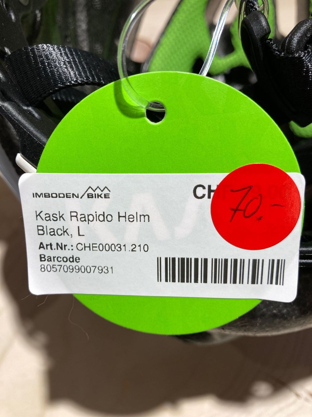 Kask Helme: Kask Rapido Helm Black, Large – Neu (gemäss Beschreibung) aus Lauterbrunnen von Imboden-Bike 4