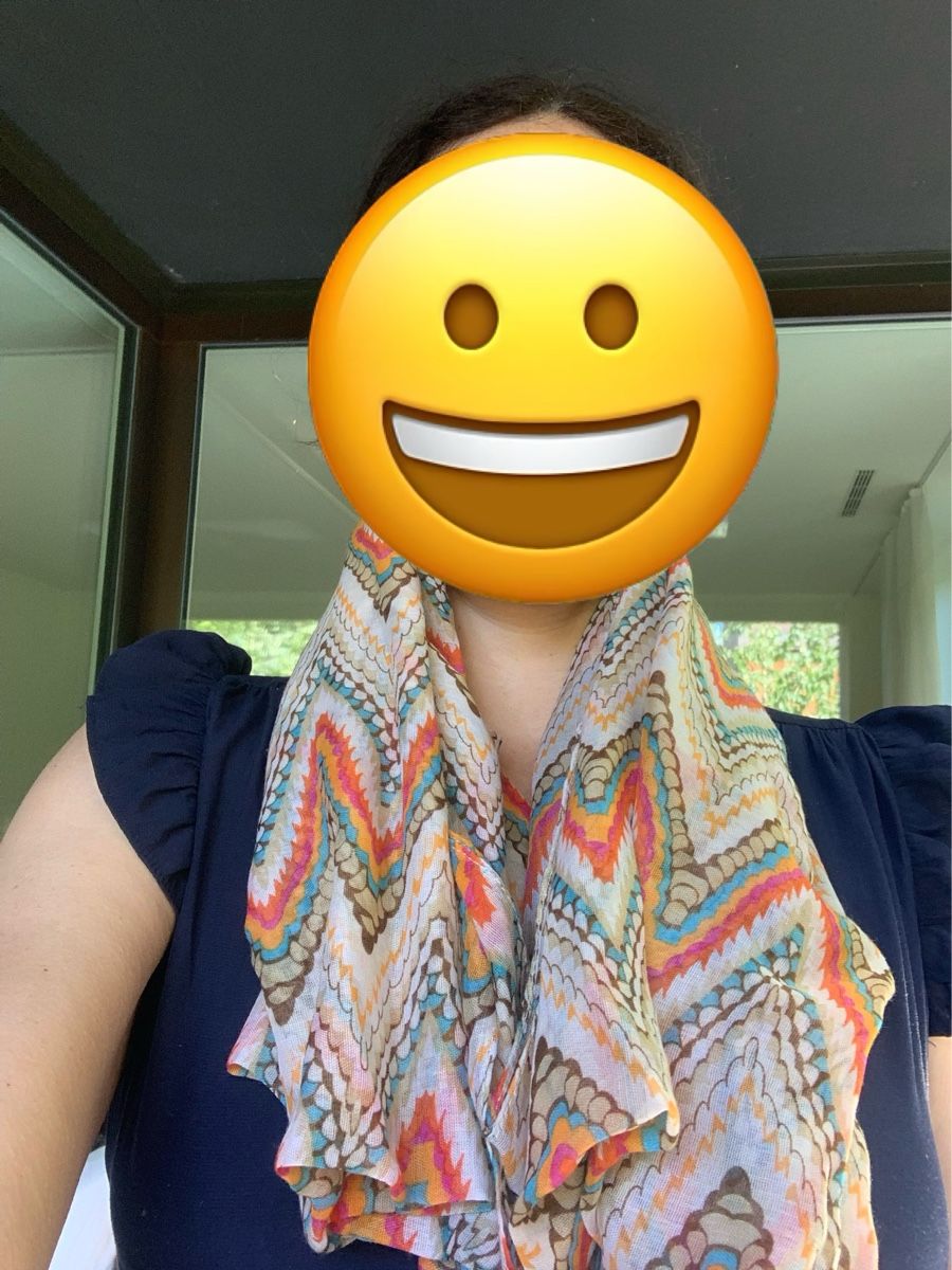 Foulards, Tücher & Schals: Scarf patterned chevron multi-coloured – Neu (gemäss Beschreibung) aus Zürich von ama_k88c 1