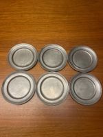 Zinnteller Set (6 Stück) – Dekorative Sammlerteller, 440g