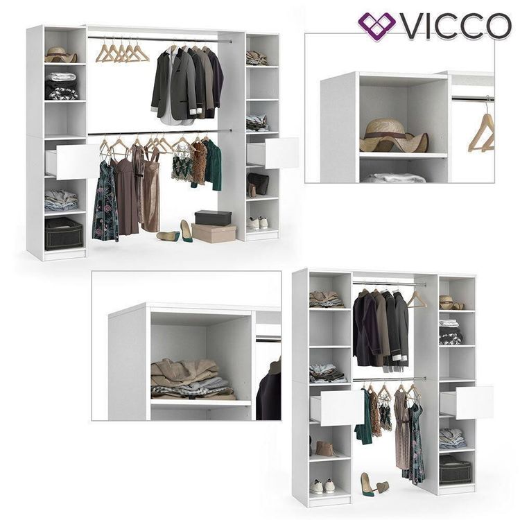 Vicco Kleiderschrank Offen