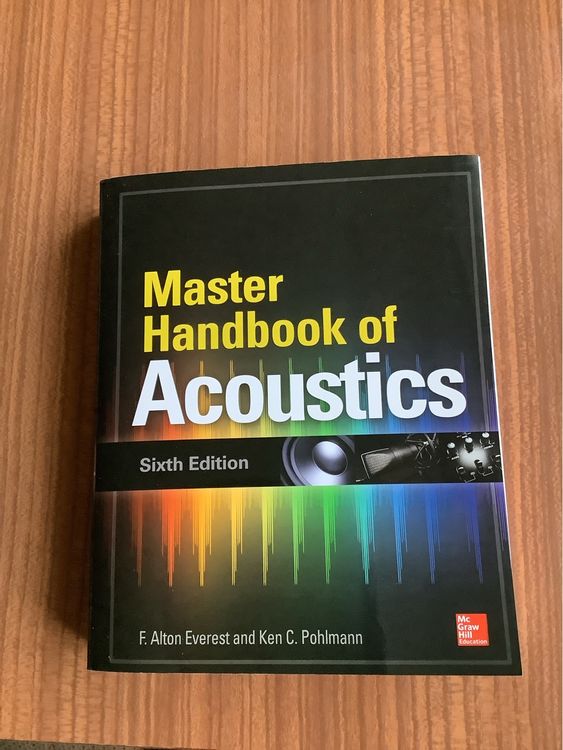 Master Handbook Of Acoustics | Kaufen Auf Ricardo