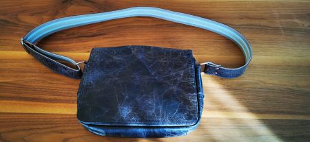 Coole Ledertasche Mood Vintage Retro Stil Umhängetasche