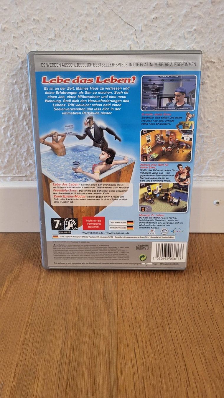 Sony Giochi: PS2 - Die Sims – Usato da Münsingen venduto da DigitaleSpielecke 1