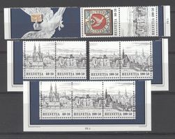 Basler Taube 95 4 Zusammenhängende postfrisch