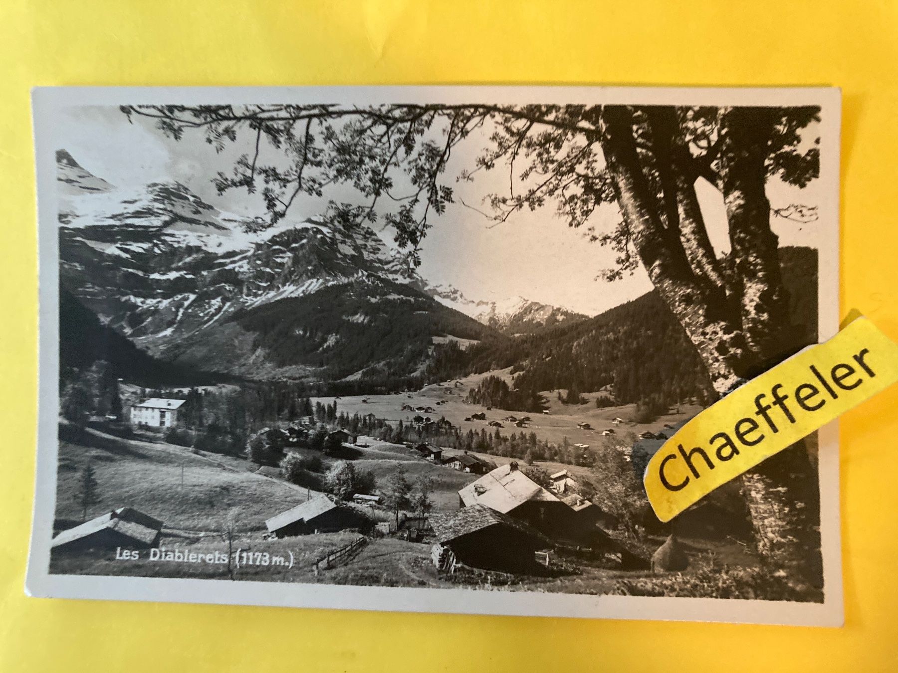 Cartoline postali: 1933 Les Diablerets – Usato da Zürich venduto da Chaeffeler