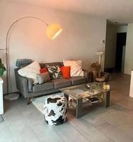 Canapé en cuir PU gris