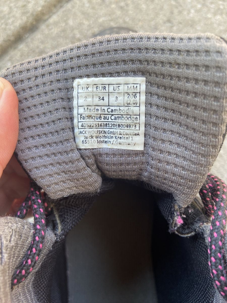 Jack Wolfskin Schuhe für Jungen: Jack Wolfskin Wanderschuhe  Grösse 34 gebraucht – Gebraucht aus Boniswil von colabo 1