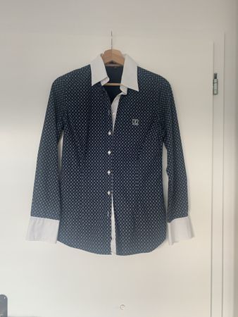 Jette Navy Skull Print Shirt