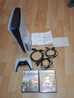 PlayStation 5 neuwertig Komplettpaket mit 2 Spielen+Garantie