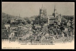 Lausanne, La Cathédrale et le Signal de