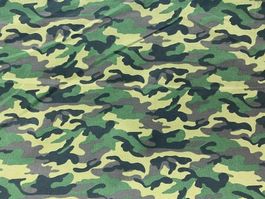 Tissu coton imprimé militaire
