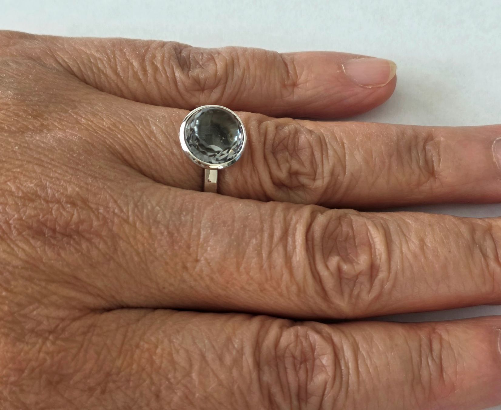 Ringe: Silber Ring 925 mit facettiertem Bergkristall  - NEU – Neu und originalverpackt aus Uetikon am See von Coralreef 7
