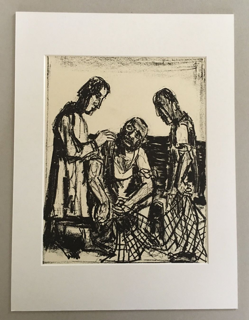 Grafica & Litografie: Otto Dix      Matthäus-Evangelium   "Die Berufung Petri" – Usato da Nennigkofen venduto da juhit 2