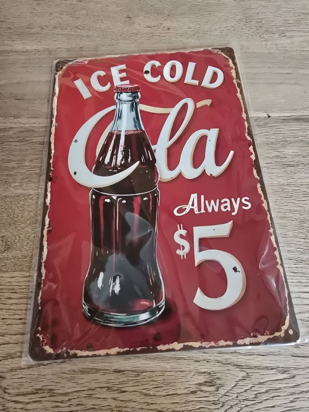 Insegne: plaque metal coca cola  – Nuovo e nell'imballaggio originale da Le Locle venduto da Marc9194