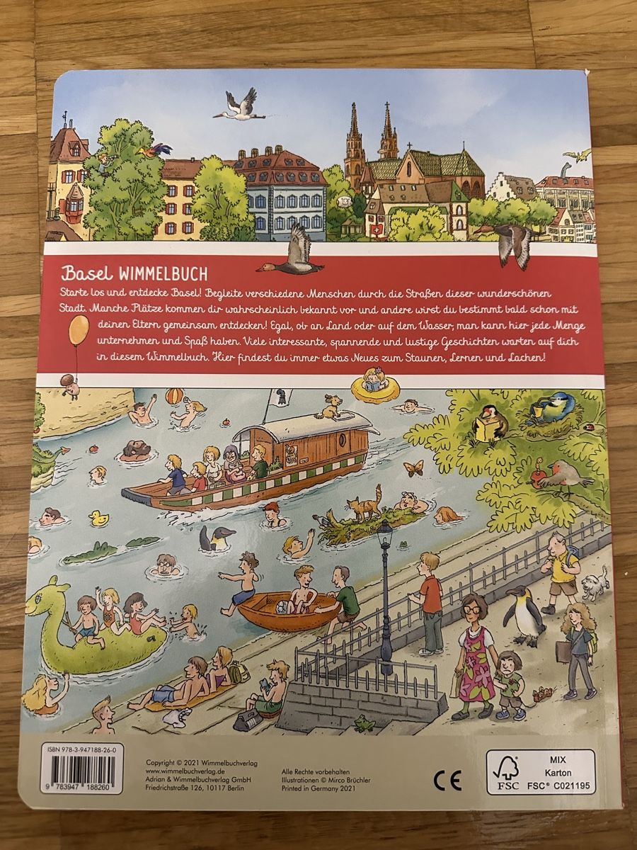 Libri: NEU: Wimmelbuch Basel – Nuovo (secondo la descrizione) da Zürich venduto da Freudefant 2
