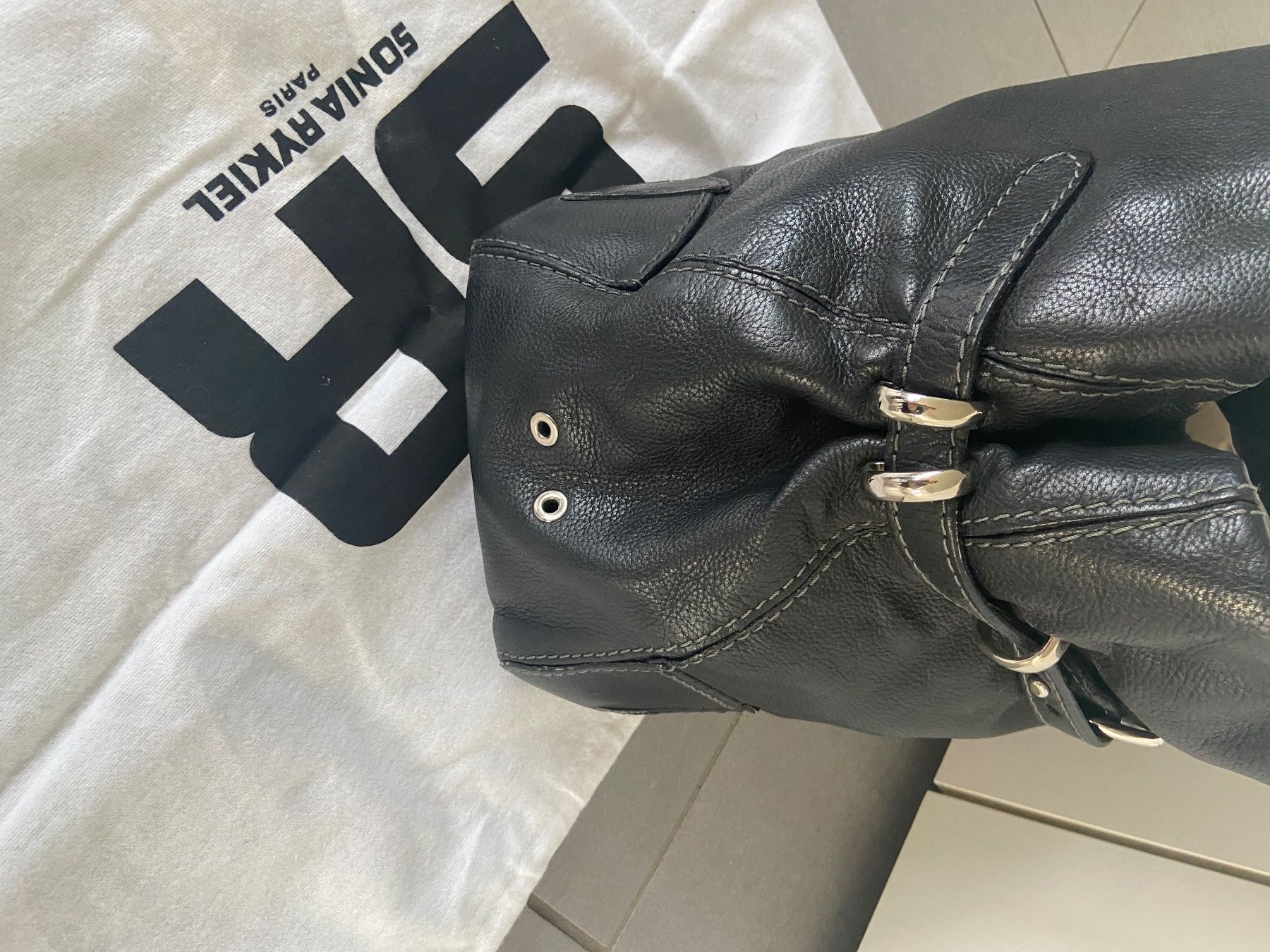 Sonia Rykiel Borse da donna: Sonia Rykiel Ledertasche schwarz – Usato da Zug venduto da bof03 2