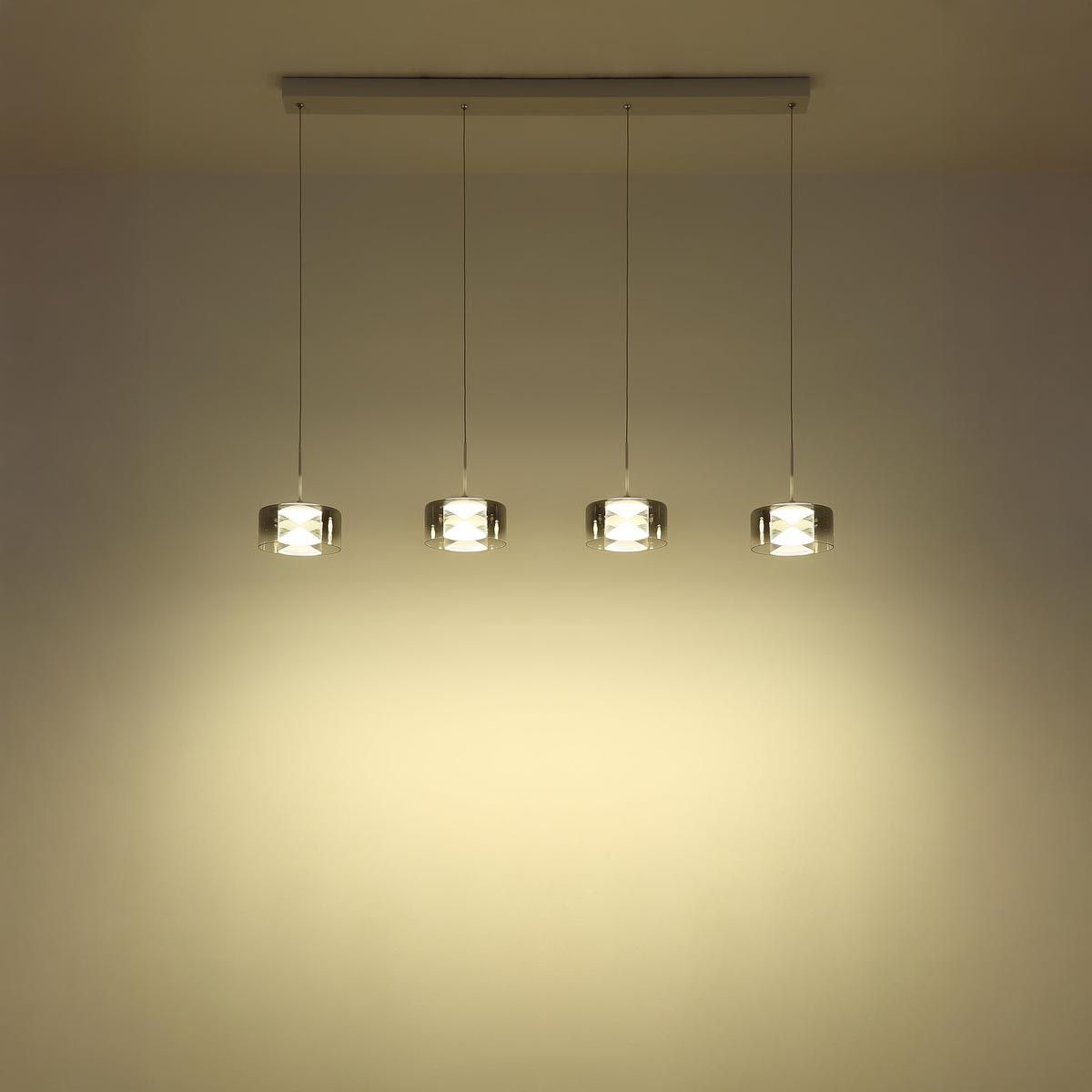 Lampadari & plafoniere: LED Pendelleuchte, Glas, 105 cm x 15 cm – Nuovo (secondo la descrizione) da Kreuzlingen venduto da Smart-Light 1