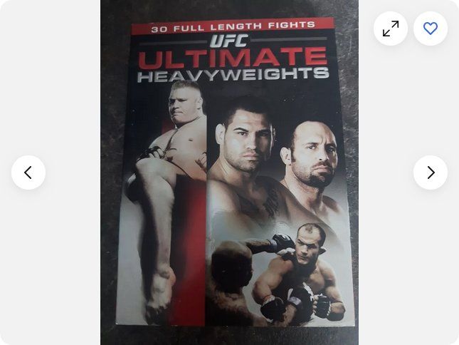 Tutti i DVDs: UFC Ultimate Heavyweights  (30 Full length Fights)   >Eng.< – Usato da St. Gallen venduto da elk2021