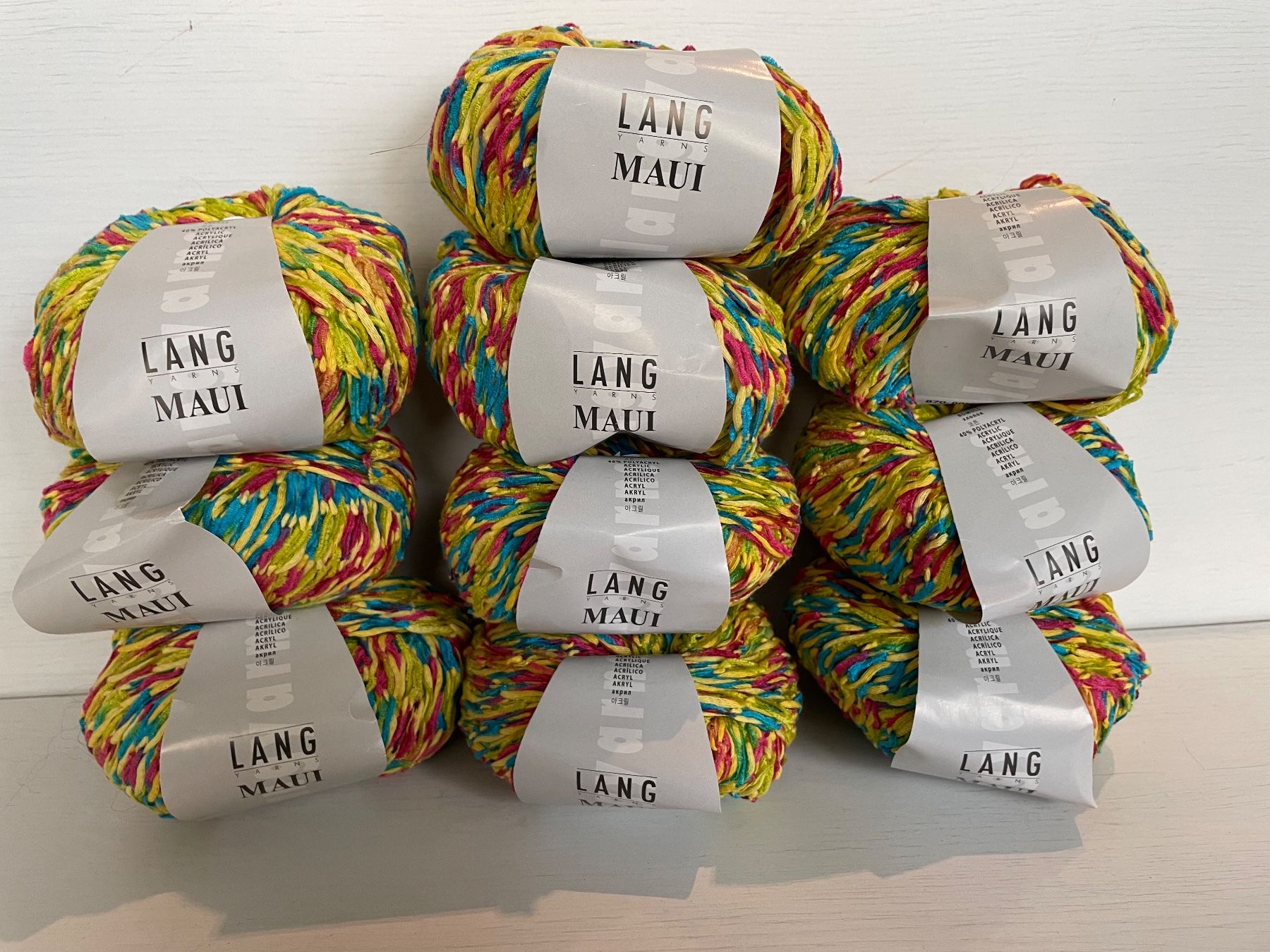 Lang Yarns Wolle: 10 Knäuel Lang Maui – Neu und originalverpackt aus Büsserach von bor_s88m 2
