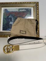 GUCCI Zweiseitig Gurtel Schwarz/ Weiss 85 cm