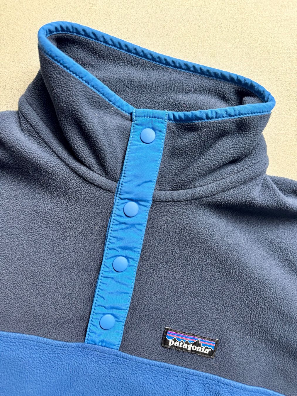 Patagonia Micro D Snap-T Fleece Pullover Herren S Blau (D'occasion) à ...