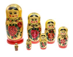 7 -teilige russische Matrjoschka - Babuschka (00193)