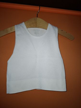 Weisses Top Streetwear Society, Grösse S, Sommer Must-Have