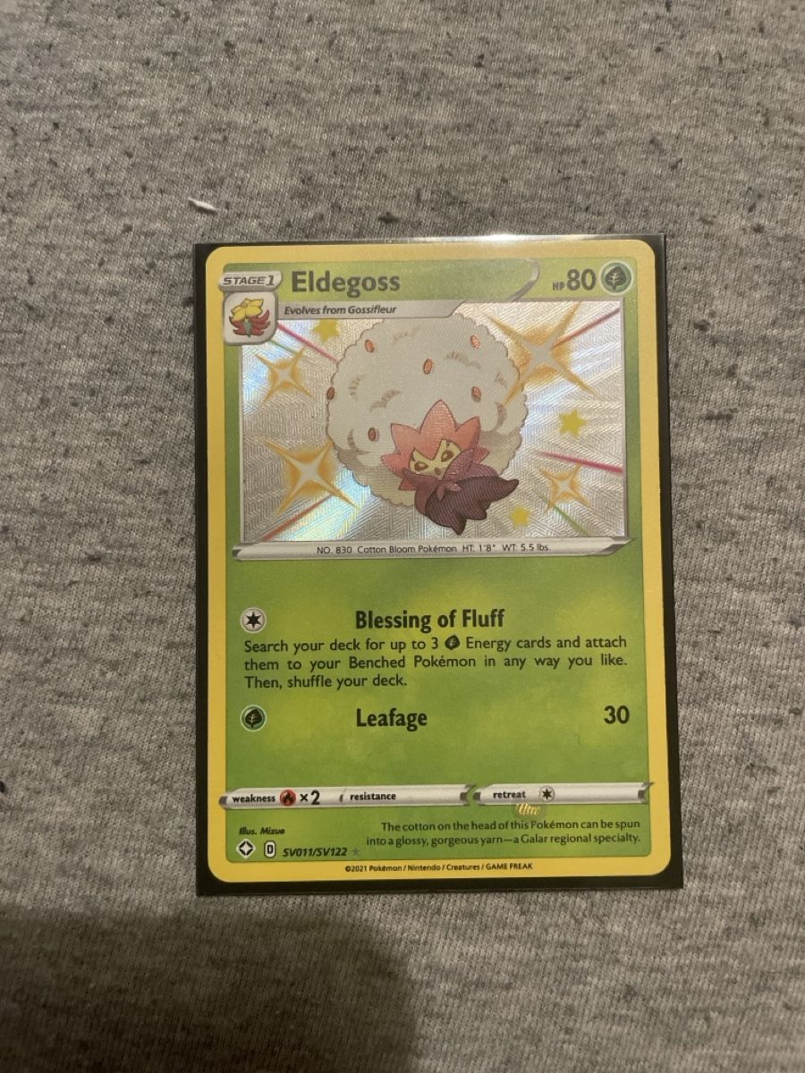 Pokémon Carte collezionabili: Eldegoss Shining Fates Baby Shiny – Nuovo (secondo la descrizione) da Flawil venduto da Duft-Alchemist