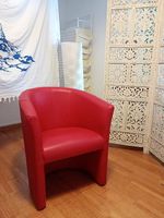 Ledersessel rot