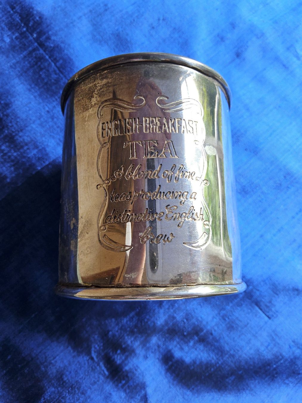 Altro per la casa: Vintage versilberte English Breakfast Teedose – Usato da Zürich venduto da helsan 1