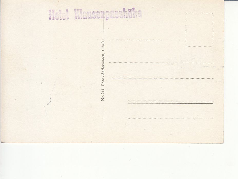 Ansichtskarten: Unterschächen ca. 1940 – Gebraucht aus Bürglen TG von StampGraf 1