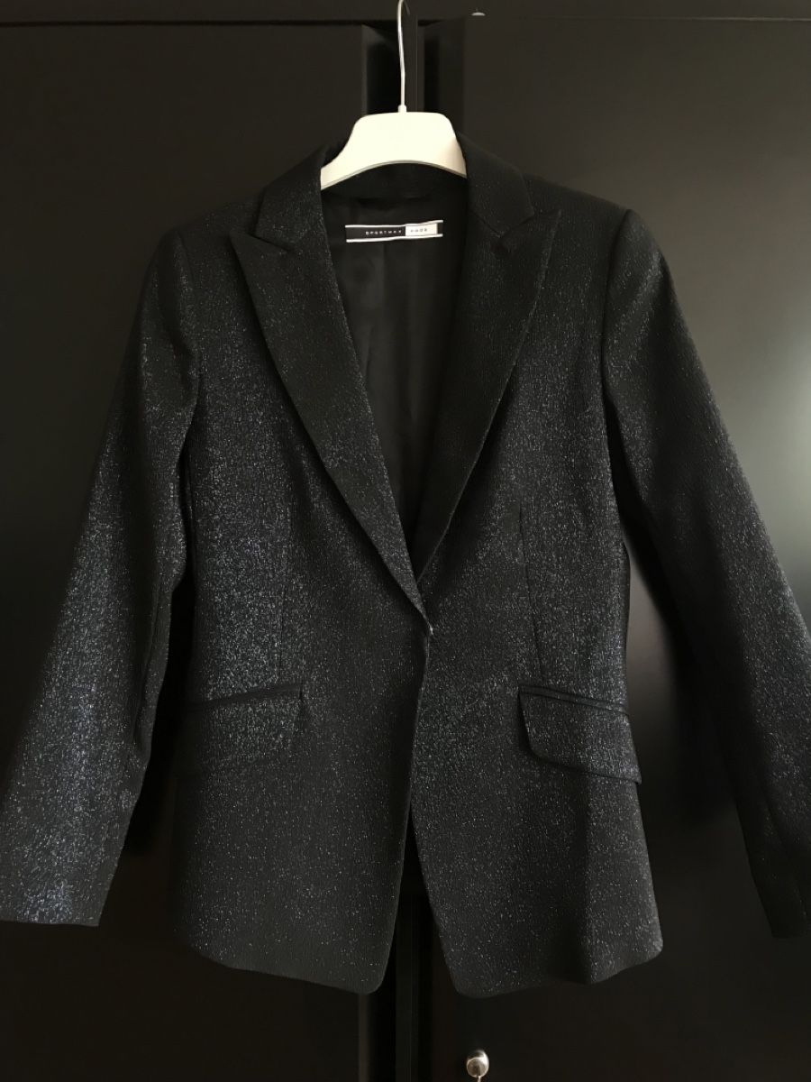 Sportmax Jacken: Veste Sportmax Code, Noire Brillante, Taille 38 – Neu (gemäss Beschreibung) aus Morges von sandy069 1