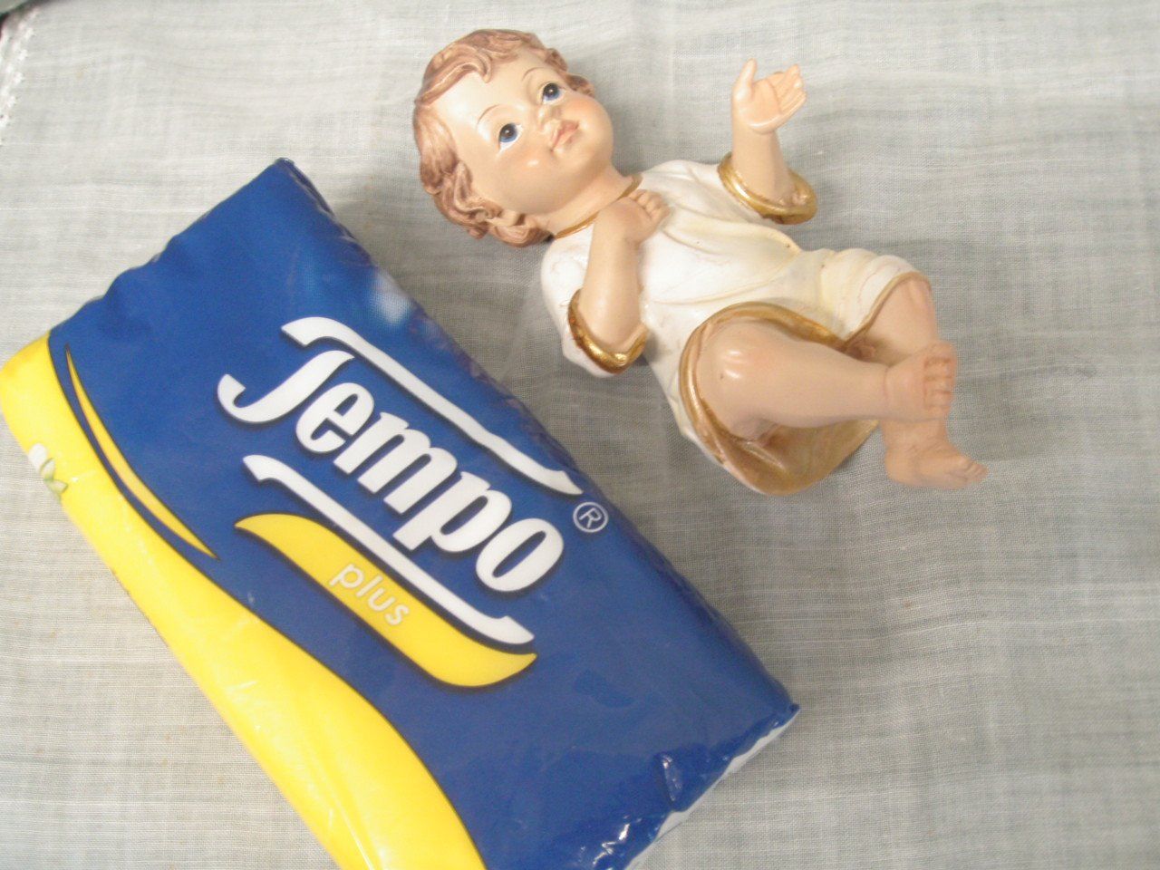 Statuette: Herziges Jesuskind für Weihnachtskrippe – Usato da Rohrbach venduto da chri2009