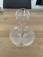 Weinkaraffe aus Glas, selten gebraucht