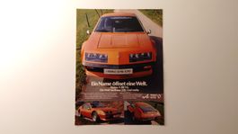 RENAULT ALPINE A 310 V6 - Werbung / Bilddokument / Reklame