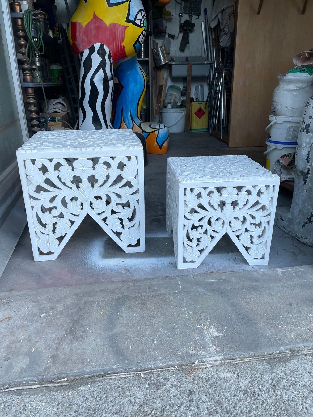 Hocker: Pflanzen-Hocker – Gebraucht aus Forch von ESELSTEIN 3