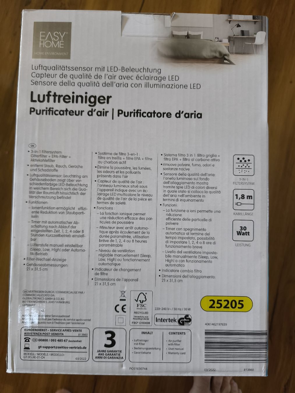 Purificateurs d'air: Luftreiniger – Neuf avec emballage d'origine à Altishausen par PS1992 1