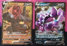 🇬🇧 Pokémon Lot Coalossal V #098 Drapion V #106 NM ab 1.-