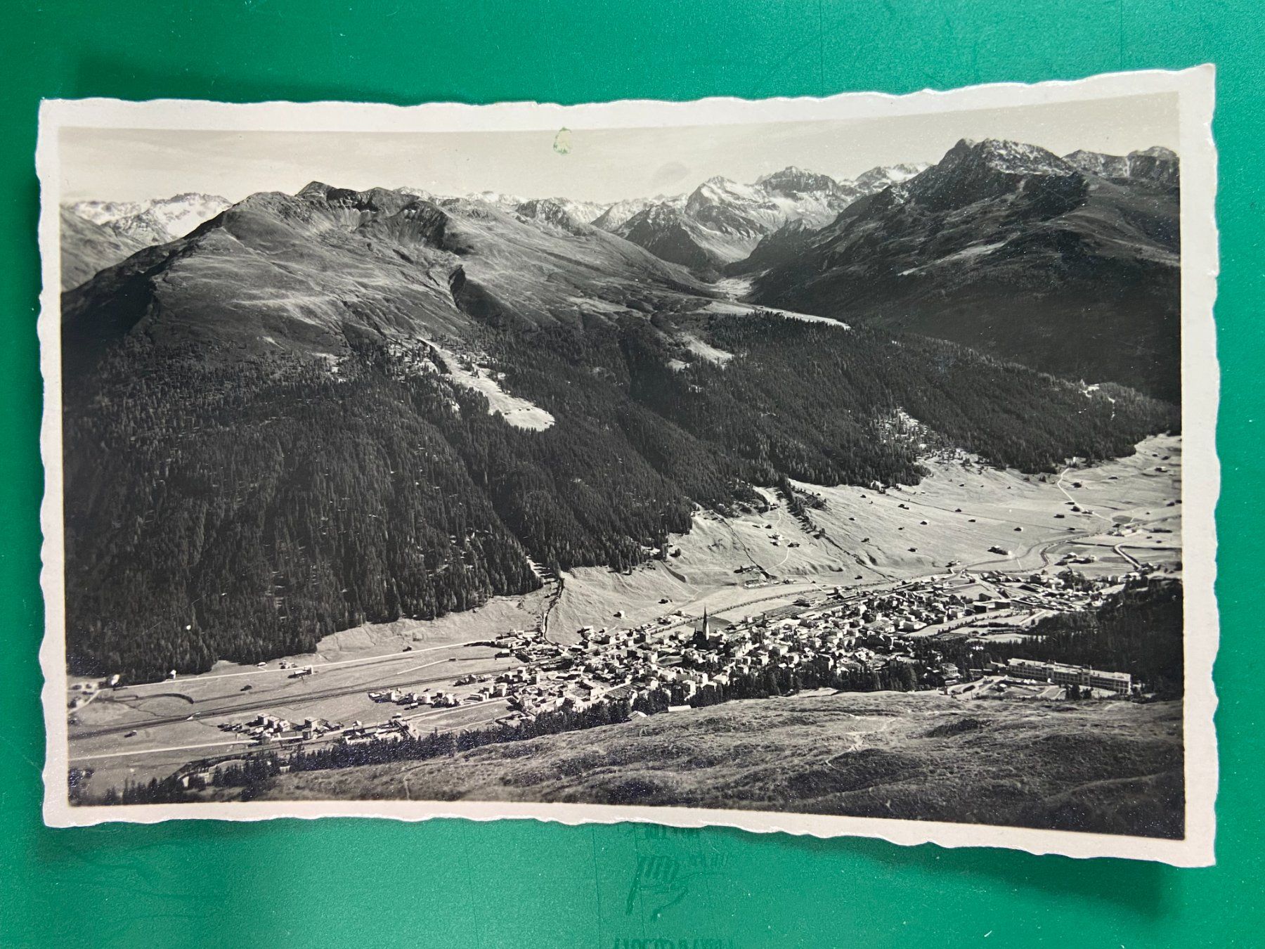 Cartoline postali: Davos - Blick vom Höhenweg – Usato da Steg VS venduto da danwer74