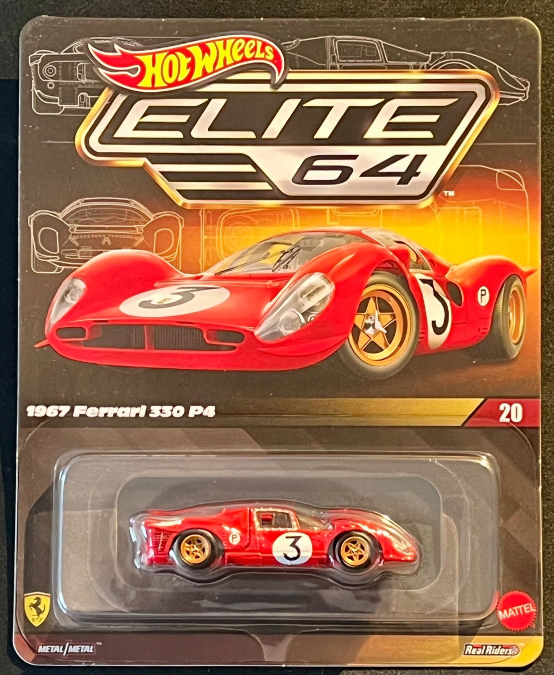 Hot Wheels Modellini d'auto: Hot Wheels Elite 64: Ferrari 330 P4 – Nuovo e nell'imballaggio originale da Rümlang venduto da Wantedjoe