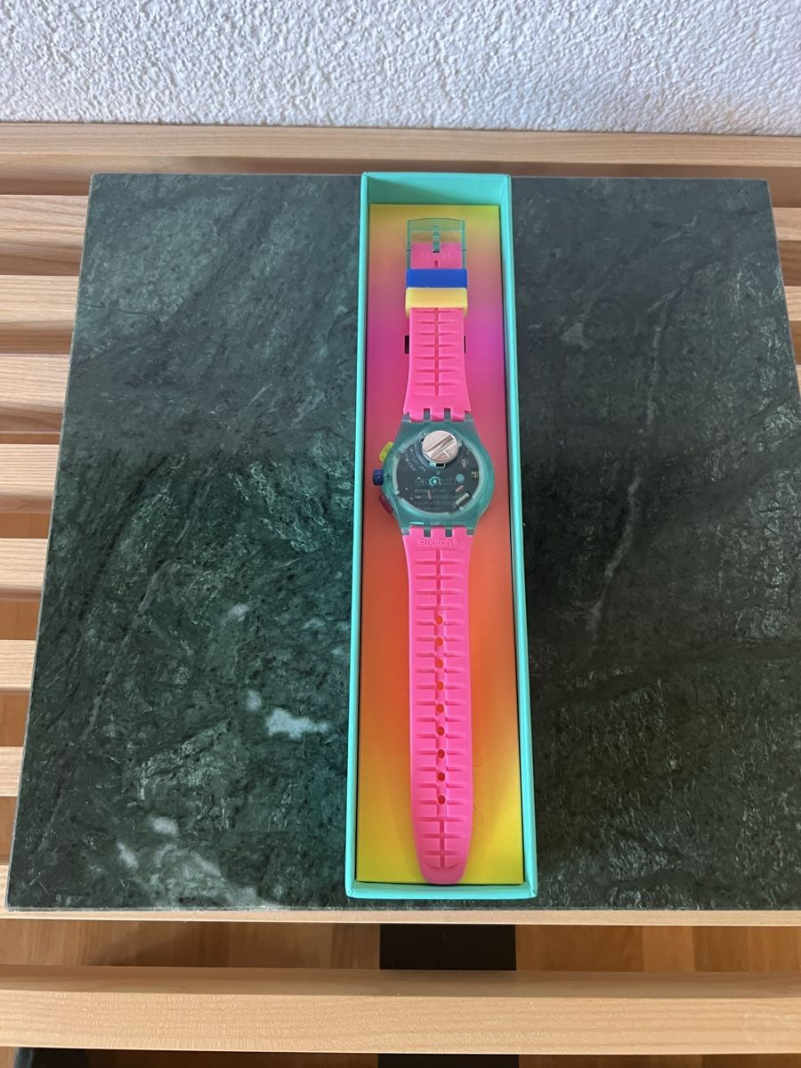 Swatch Orologi: Swatch Neon Flash Arrow – Usato da Zürich venduto da nabisco 1