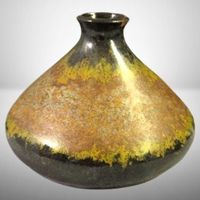 🤎🌹 Kleine herzige rostbraune Vase 💖💫