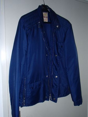 luxuriöse Vintage dunkelblaue McGregor Regen Jacke
