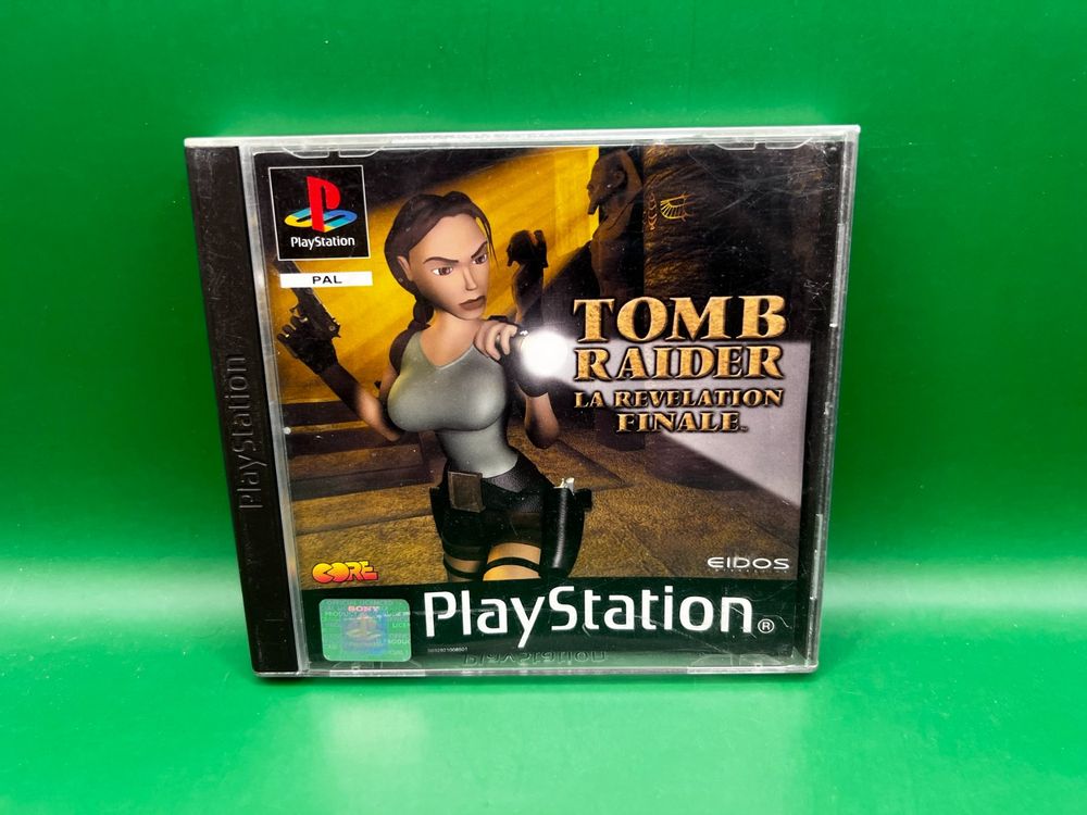 SONY PLAYSTATION 1 PS1 Tomb Raider 4 La Revelation Finale Jeu Bon État