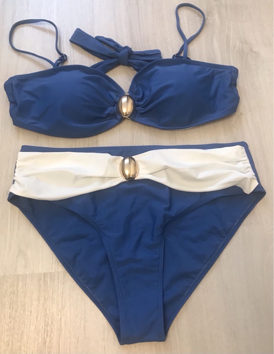 Costumi da bagno & Bikini: Neuer dunkelblauer Sommer Bikini, Grösse XL – Nuovo (secondo la descrizione) da Dübendorf venduto da nela123 8