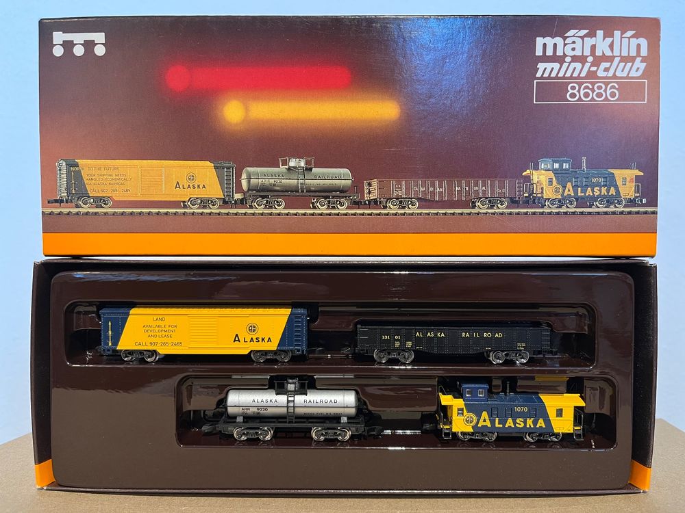 Märklin Z 8686 Güterzugpackung Alaska Railroad (Gebraucht) in ...